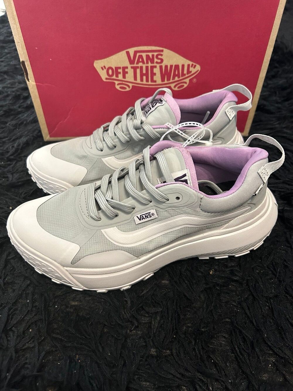 VANS MTE Crosspath gray purple hiking outdoor shoes sneakers women’s 7 new
